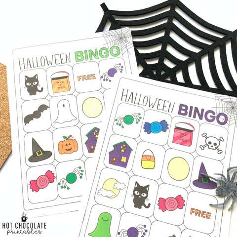 Halloween Vocabulary Bingo