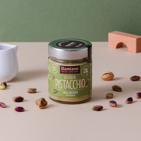 Purée de cacahuètes torréfiées bio - Peanuci Crunchy - Damiano Organic