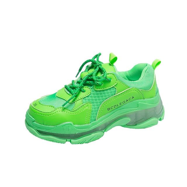 ladies green sneakers