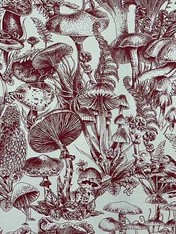 Fungi forest wallpaper by Stella McCartney and Cole & Son