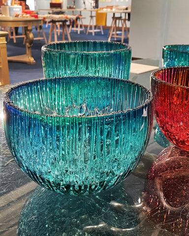 Glass bowls by Katherine Huskie