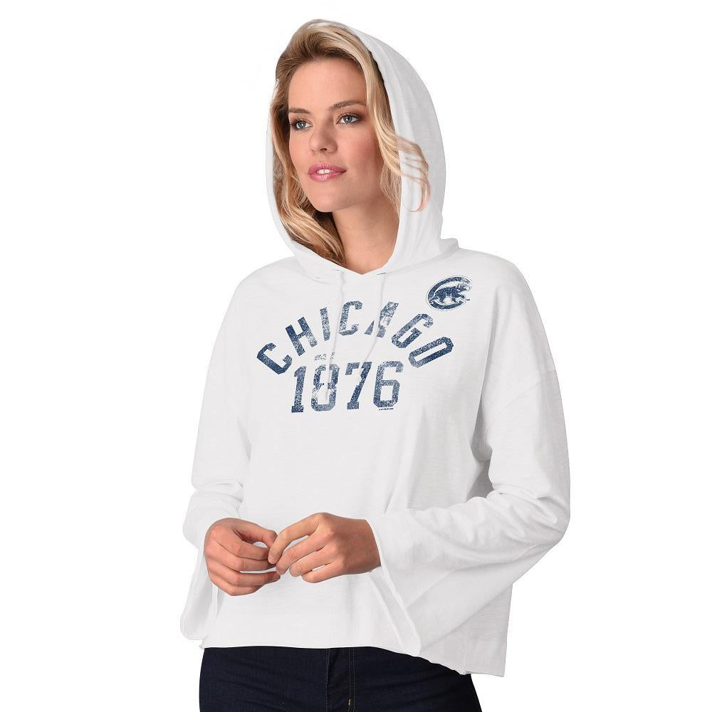 CHICAGO CUBS PRO STANDARD WOMEN'S 1914 RETRO NATURAL CREW