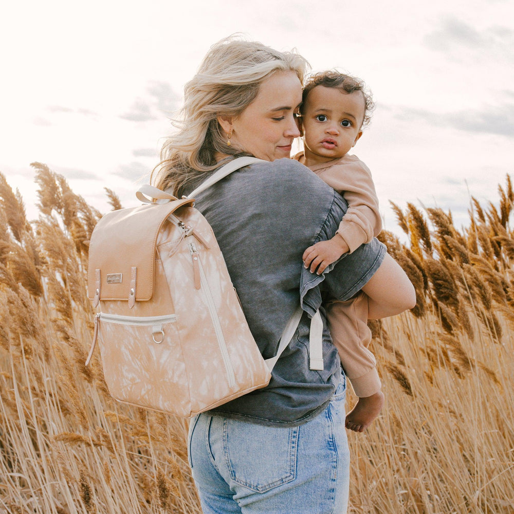 Petunia Pickle Bottom Meta Diaper Backpack in Black Matte Canvas