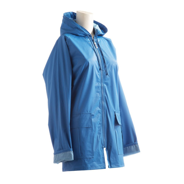 Lined Rain Slicker - Anorak-like Zipper Rain Jacket - Totes.com USA