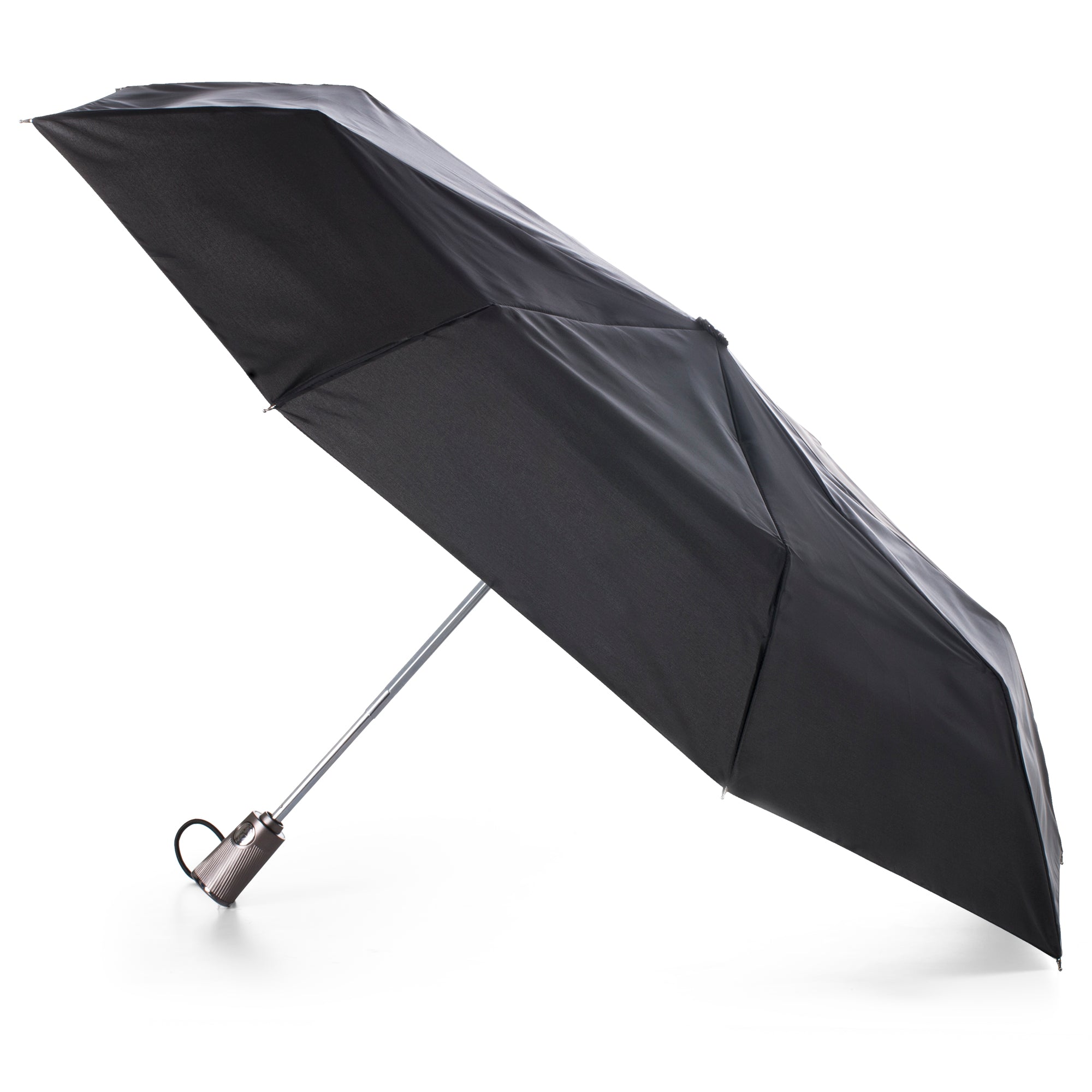 Totes automatic umbrella black deals dot