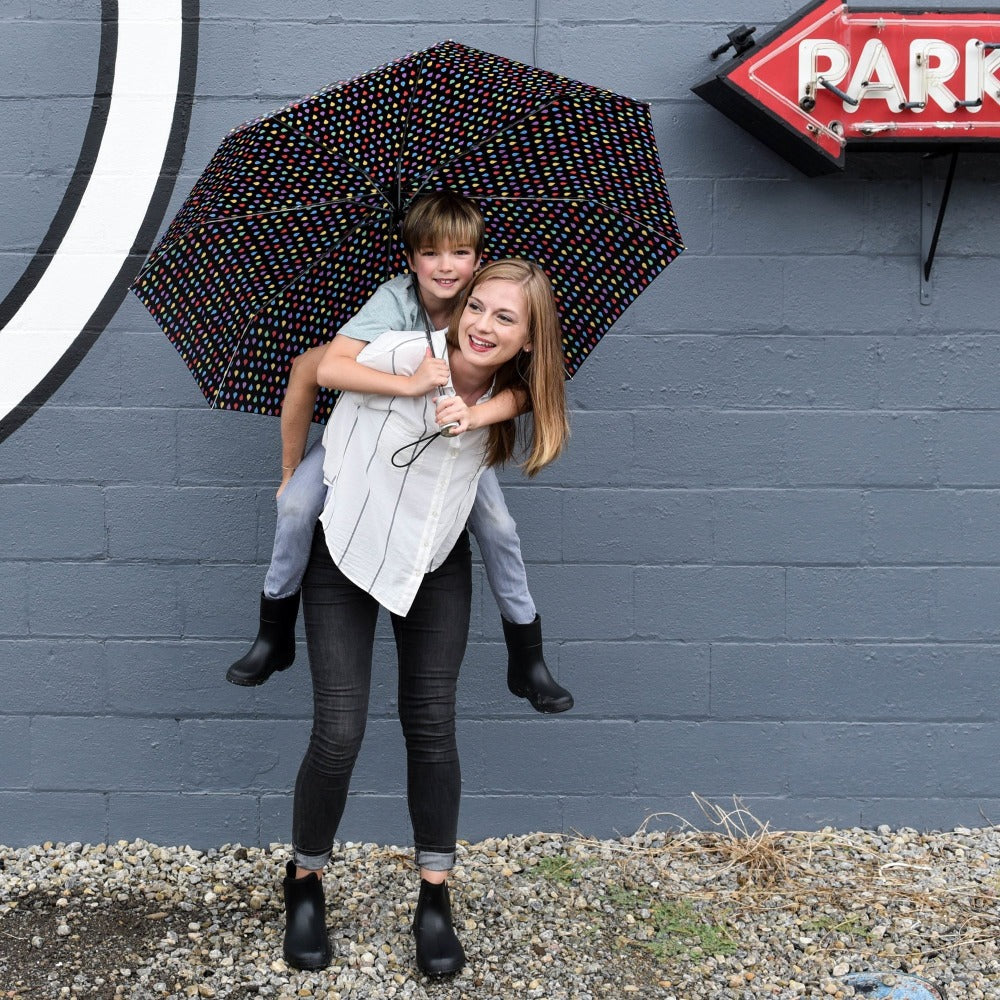 womens black chelsea rain boots