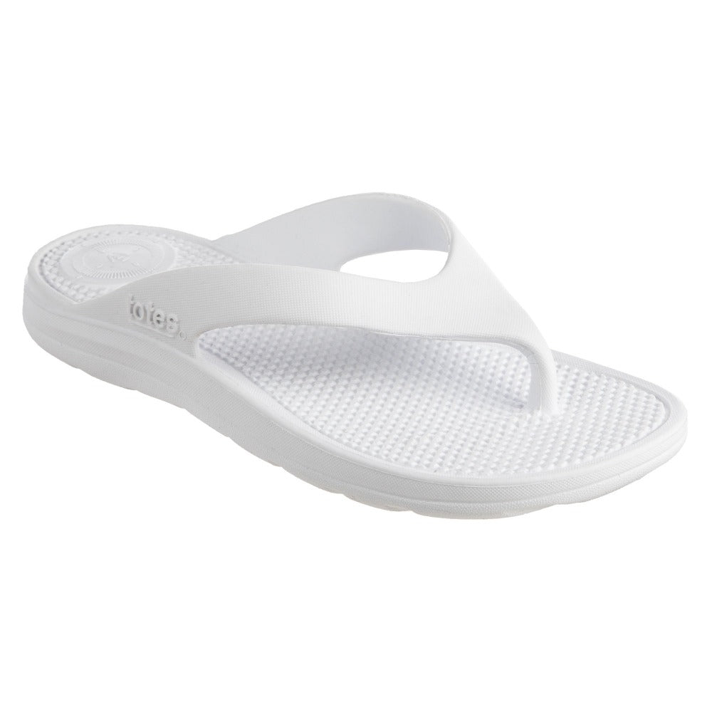 womens white thong sandals