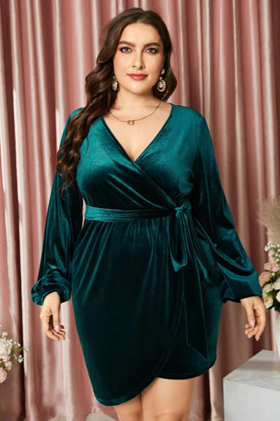 Sacramento green velvet lace detailed dress by Taramira