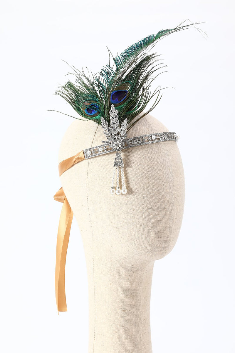 Load image into Gallery viewer, Green 1920s Party Headband