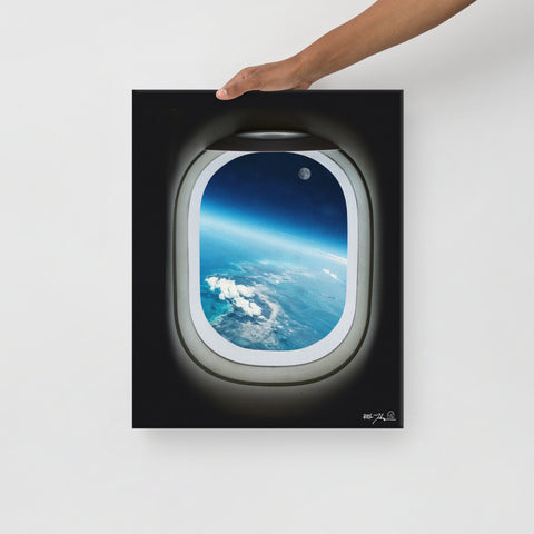 Aircraft Window View Canvas Art