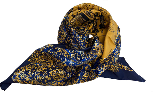 Belle Epoque Silk Scarf - Venetian Grand Canal – zodiacgifts.com