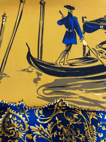 Belle Epoque Silk Scarf - Venetian Grand Canal – zodiacgifts.com