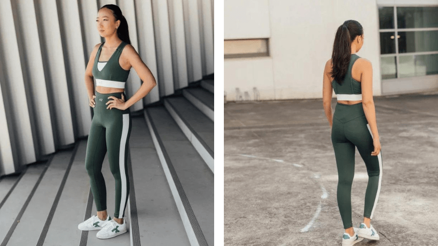 Marque de vêtement de sport : Azar Gang legging 100% recyclé