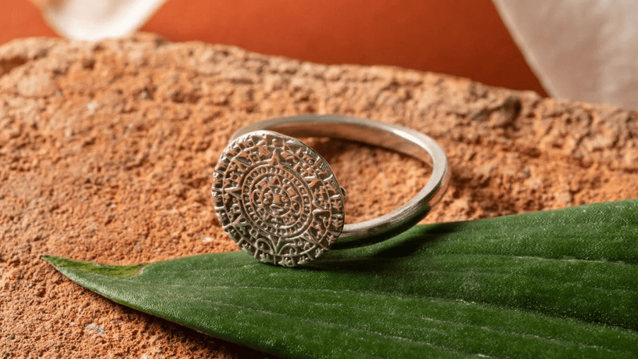 Bague en argent sterling recyclé Maia de Cano