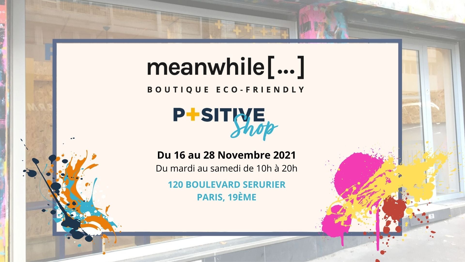 Meanwhile Boutique au Positive Shop Paris de Positive planet