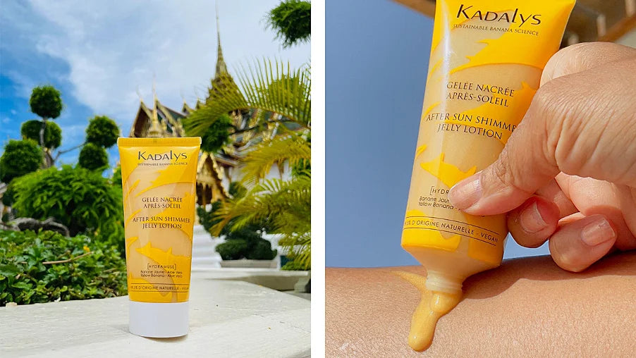 Gelée après-soleil naturelle à la banane jaune