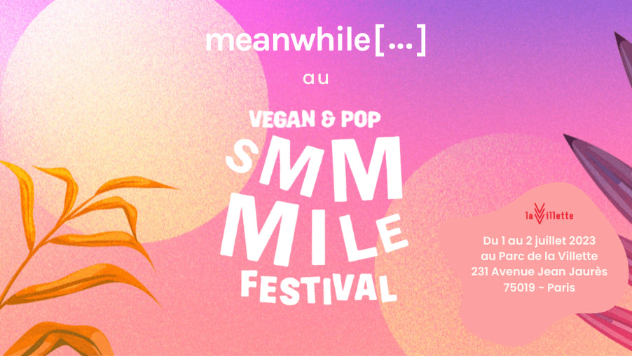 Le collectif de marques engagées véganes de Meanwhile Boutique à la 7ème édition du festival végan SMMMILE Paris 19ème