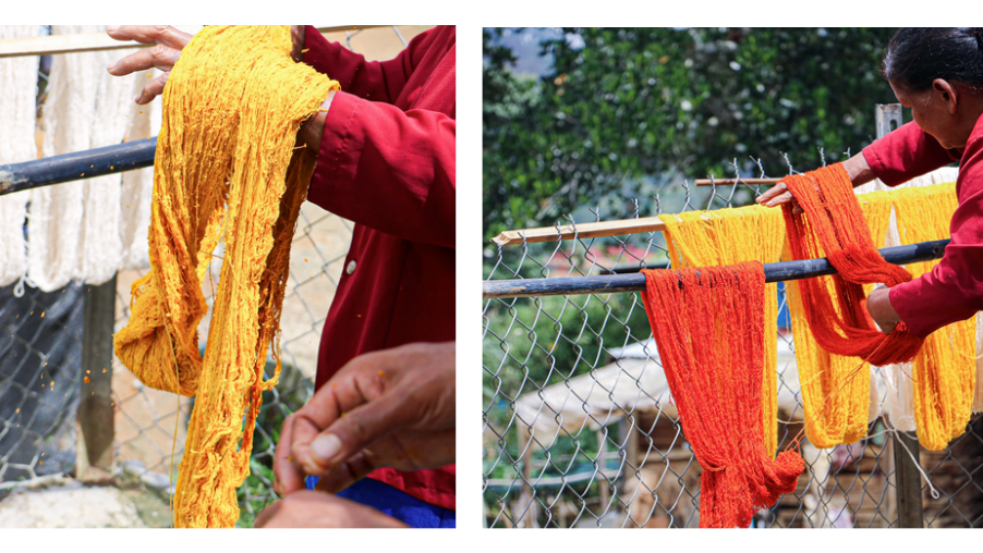 tissage à la main de coussins et accessoires YAKAN