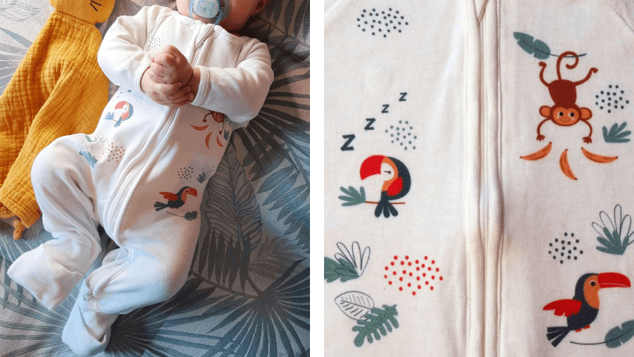 pyjama unisexe pour bébé coton bio