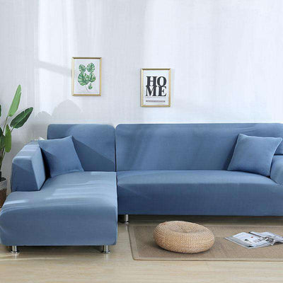 Funda de Sofá elástica y adaptable apta para sofás Chaise Longue - blueemoon