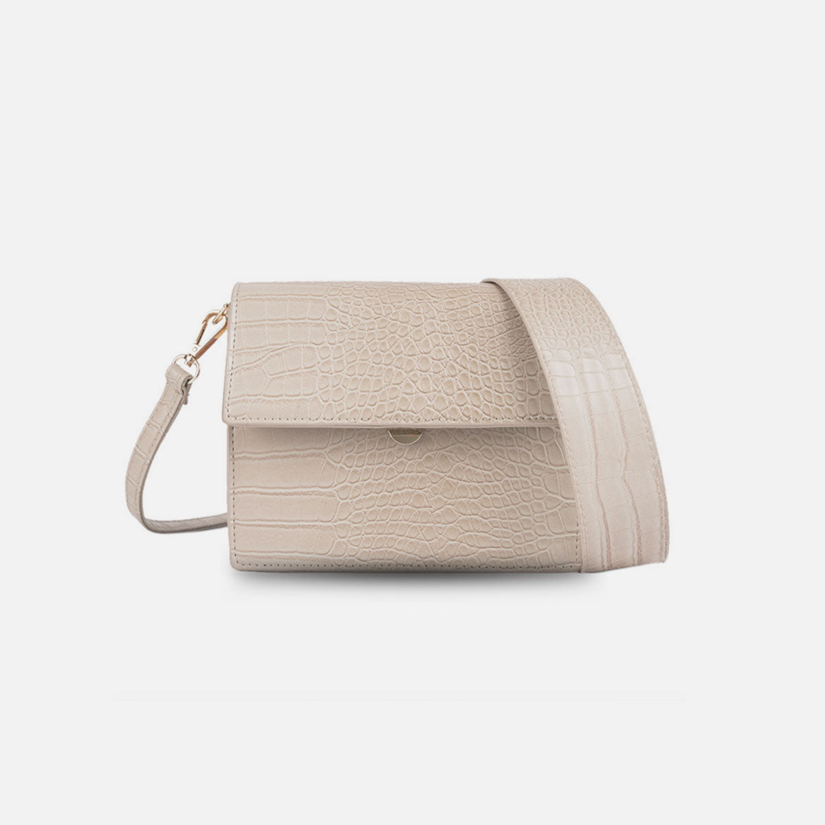 small beige bag