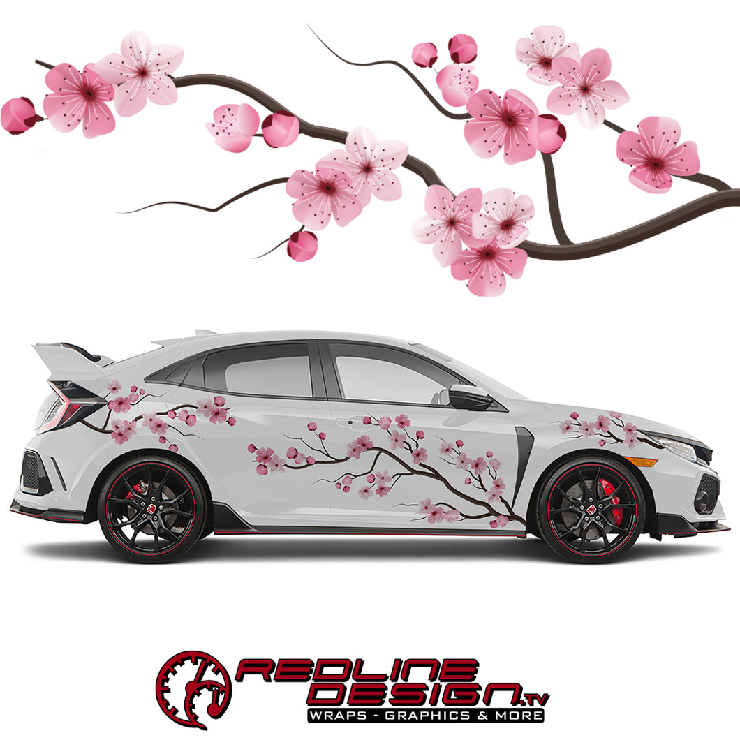 Cherry Blossom DIY Livery Kit (Universal Vehicle Graphic Kit) – Tailored  Auto Styling