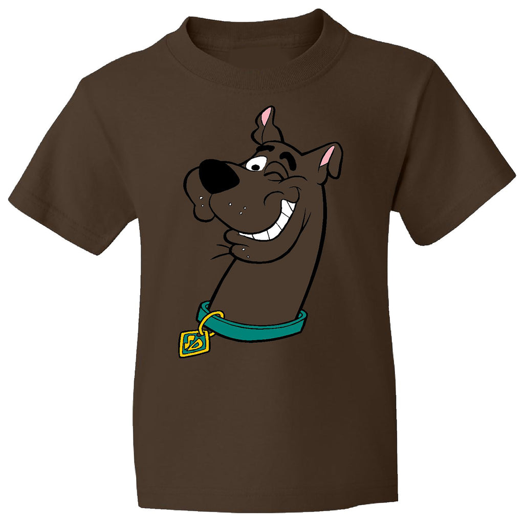 Scooby Dooby Doo on a Brown T Shirt | Shirt Warehouse