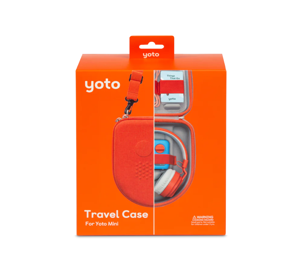 Hard Case Replacement Travel Case for Yoto Mini, Kids Audio Card Portfolio  Case Designed to Hold Player, Audio Cards, and Accessories for Boys and  Girls (Orange-S) 