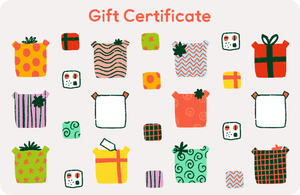 Gift Certificate. 