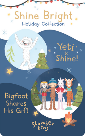 Slumberkins - Shine Bright Holiday Collection. Kelly Oriard and Callie Christensen