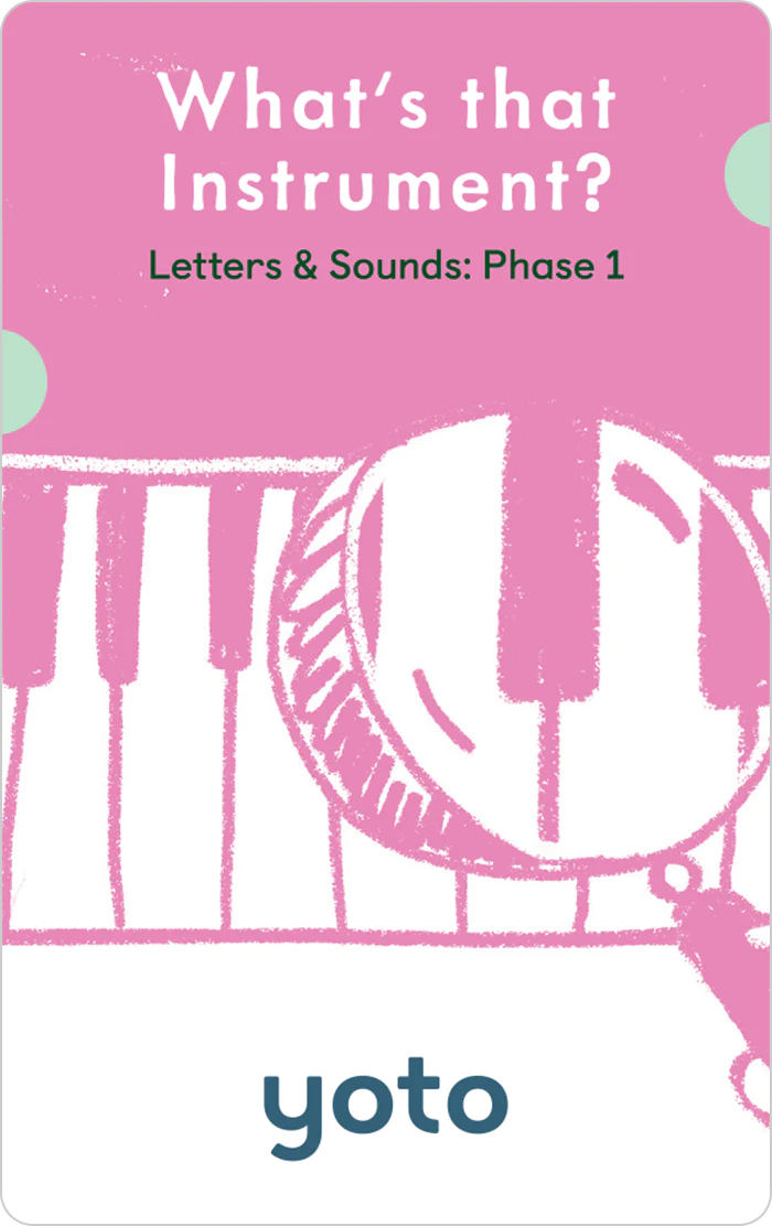 Phase　Phonics:　Cards　Letters　Sounds:　Audio　for　Yoto　Player