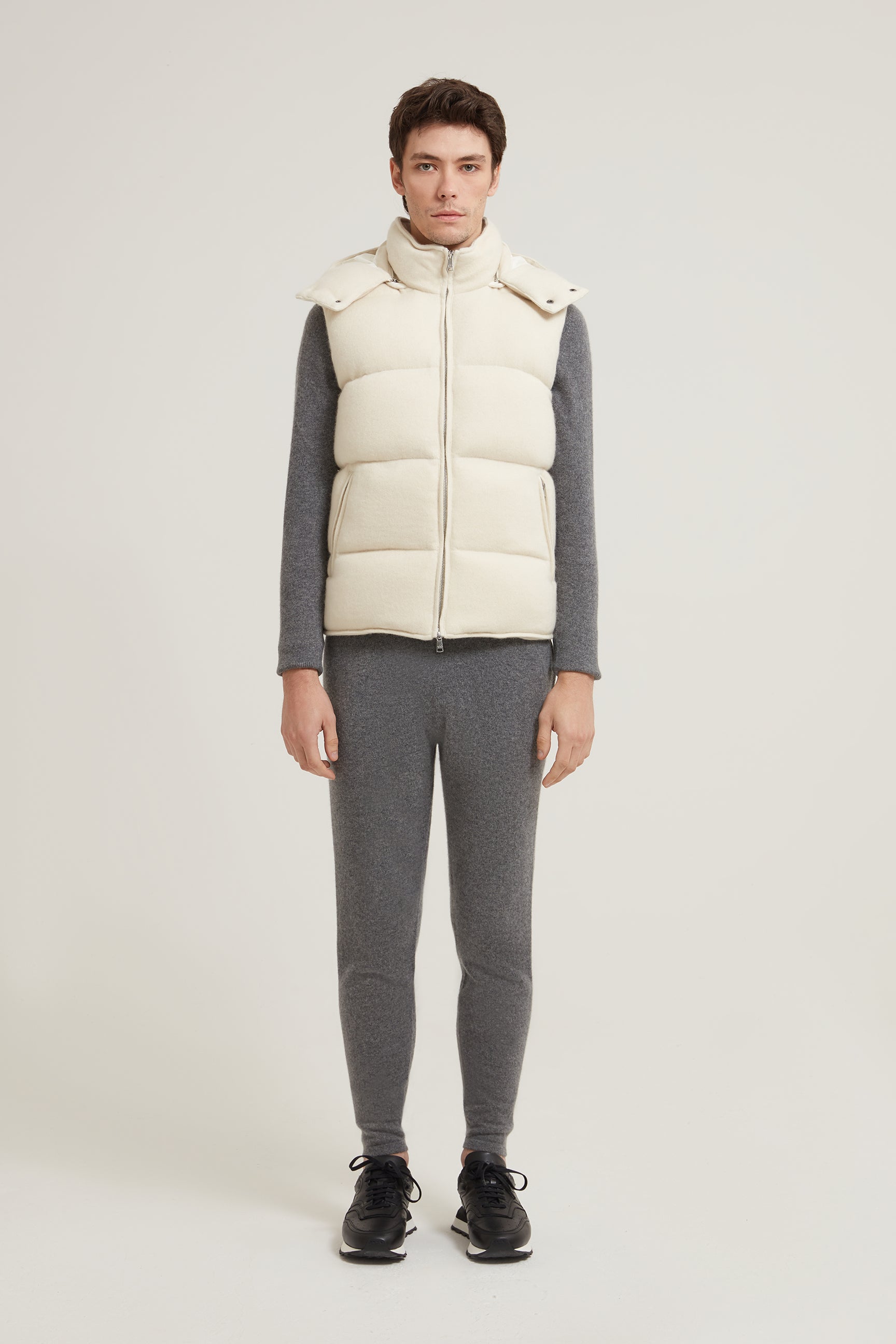 Hakim Padded Cashmere Gilet