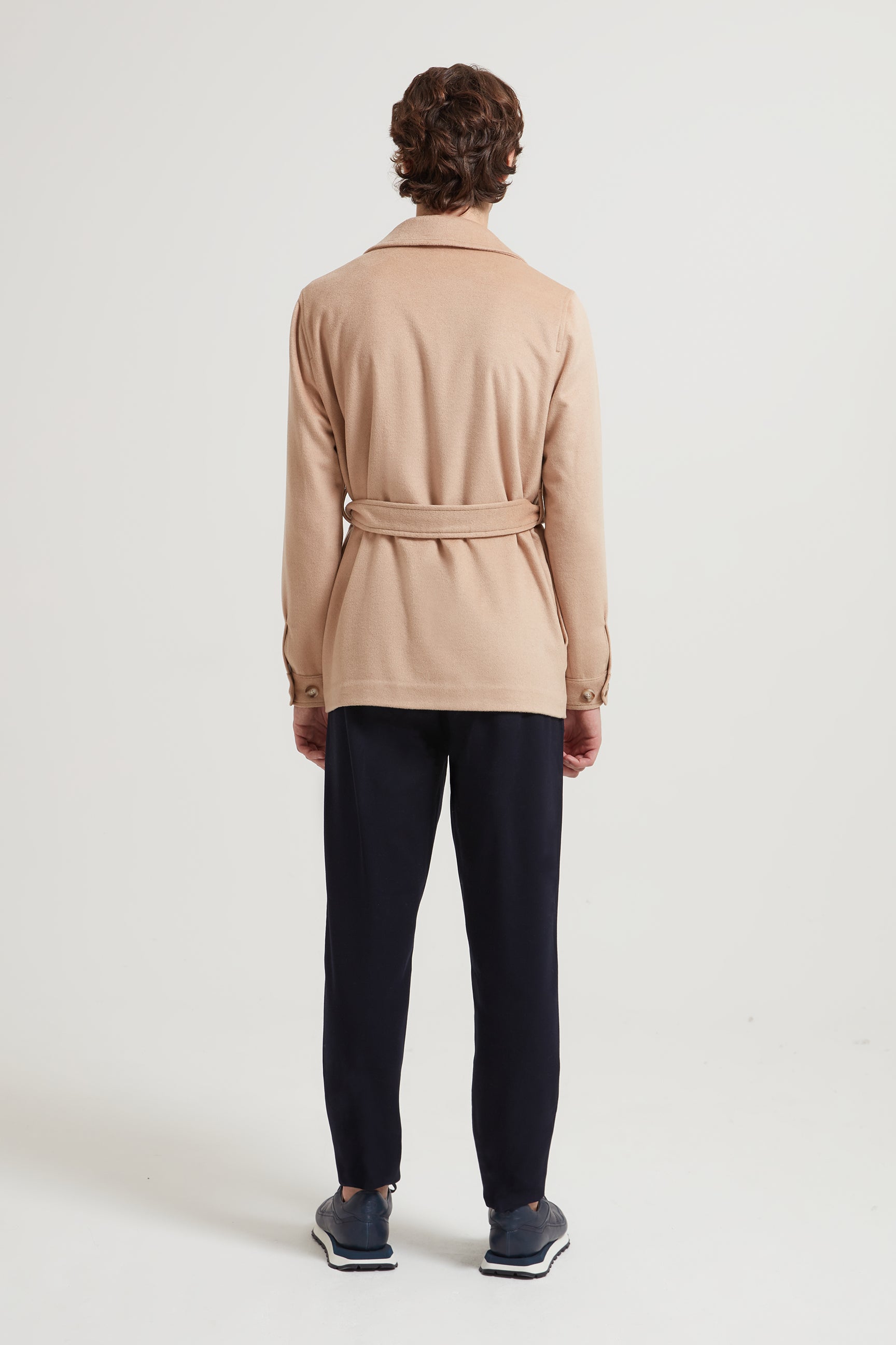 Jorge Wool/Cashmere Belted Jacket