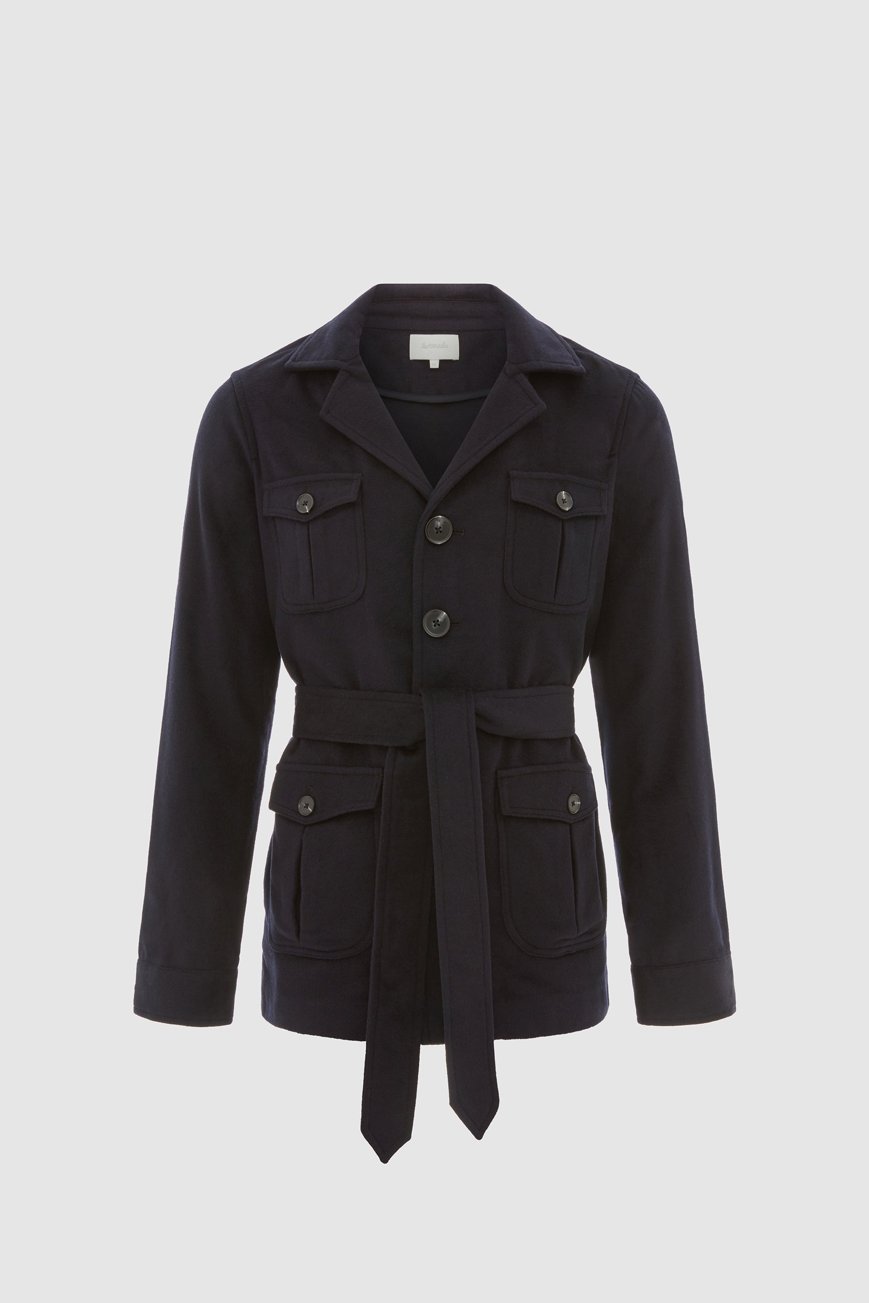 Jorge Wool/Cashmere Belted Jacket