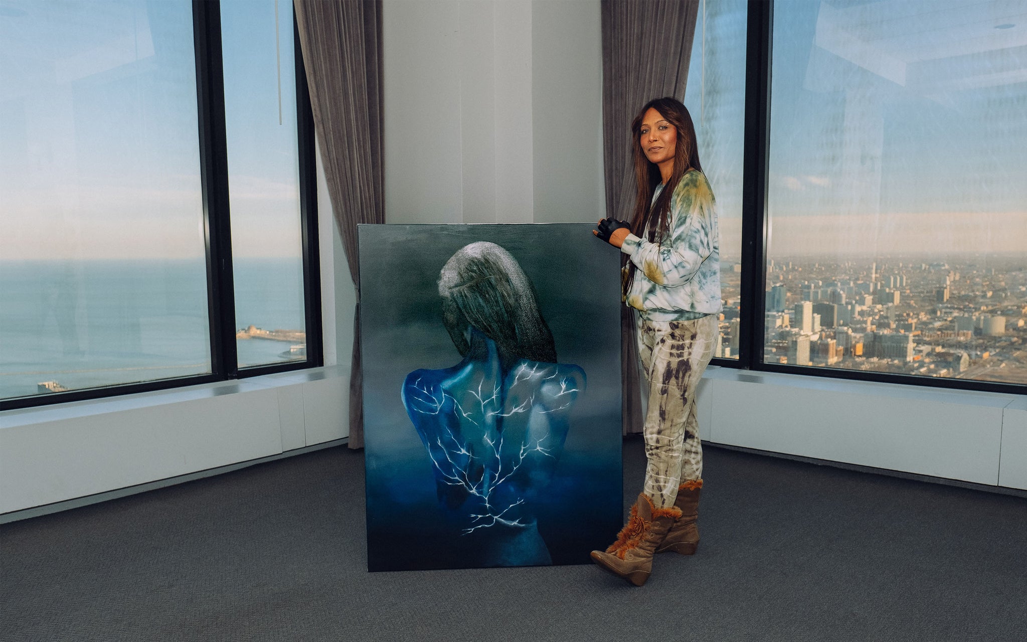 WILLIS TOWER MEMBERSHIP CLUB TEMPORARILY OPENS TO THE PUBLIC FOR EXHIBITION FEATURING Acclaimed artist Jenny Vyas