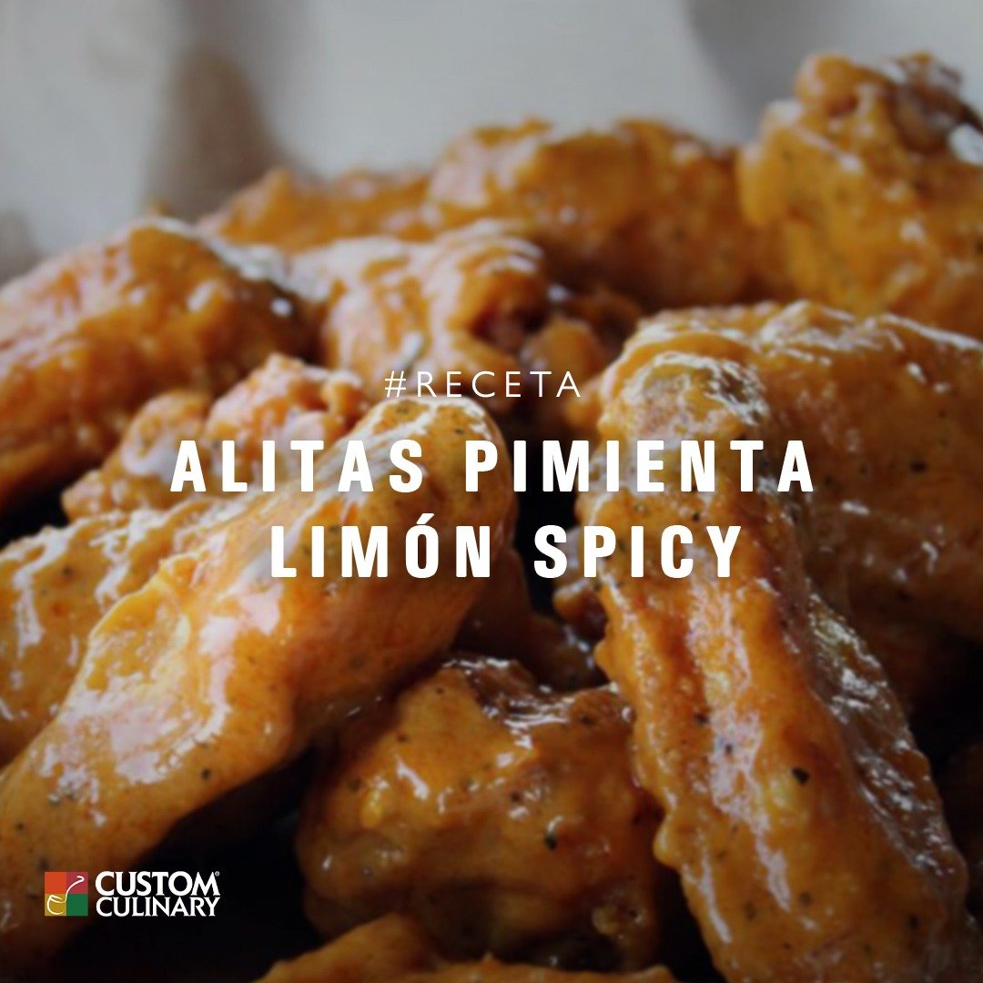 Receta de Alitas Pimienta Limón Spicy – Custom Culinary México