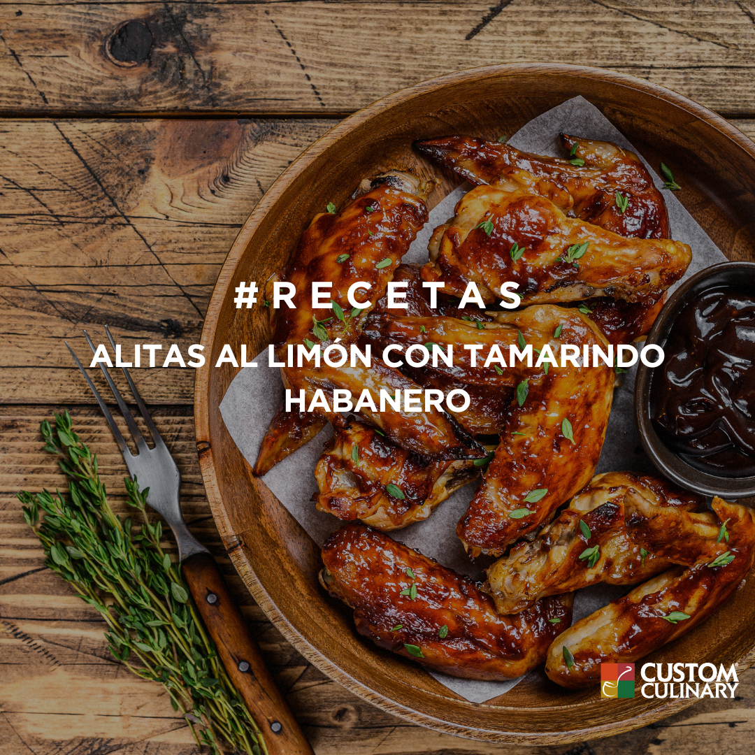 Alitas al Limón con Tamarindo Habanero – Custom Culinary México