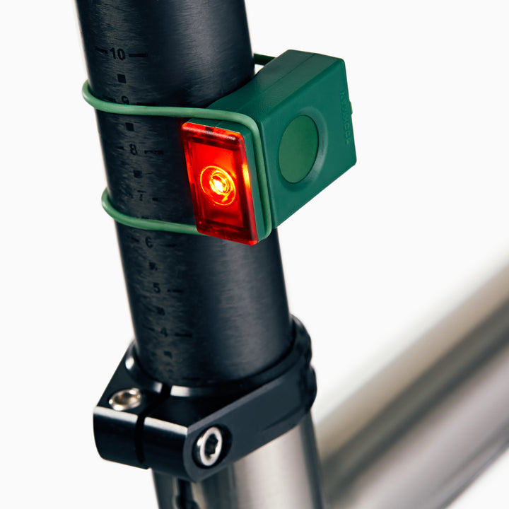Bike light Block light rear in perspective #color_green