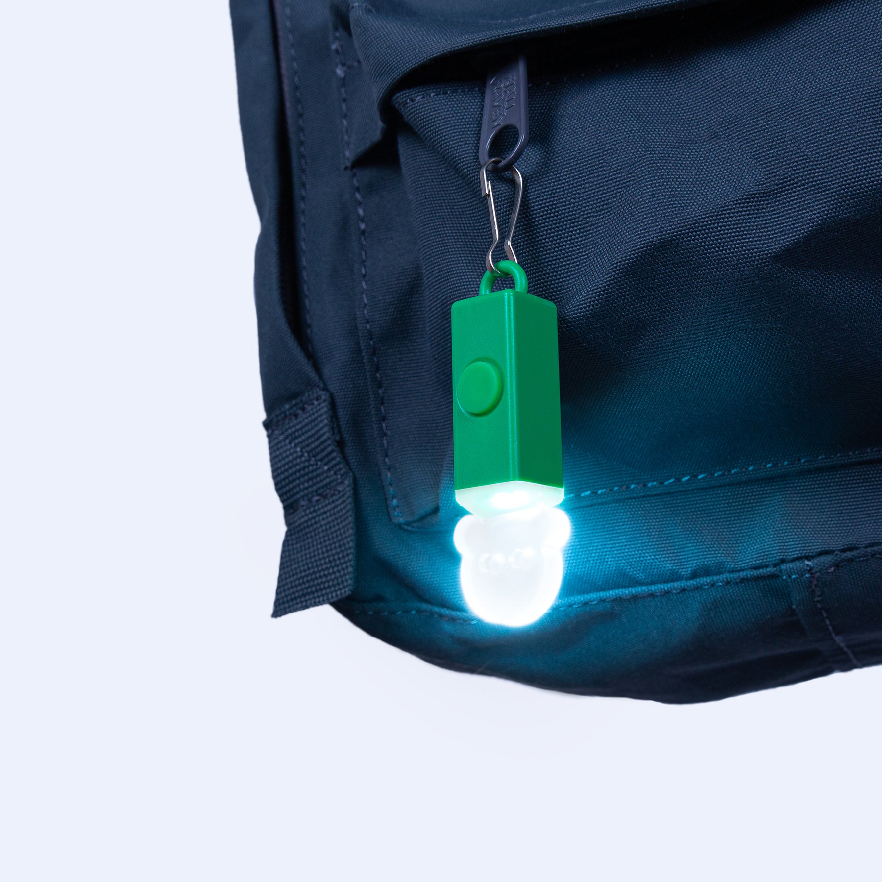 Bookman Zipper light for kids in angle#color_bear-green