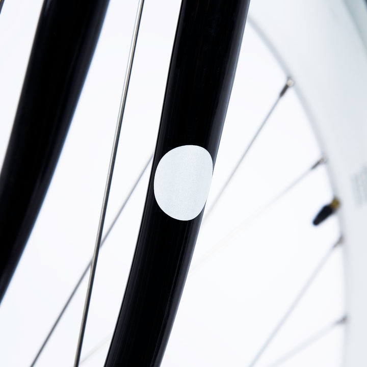 Reflective Dots Stickers for Bikes - White | BOOKMAN