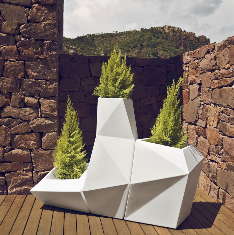 Cache-pot d'intérieur design géométrique - Minimum Design - Léonie