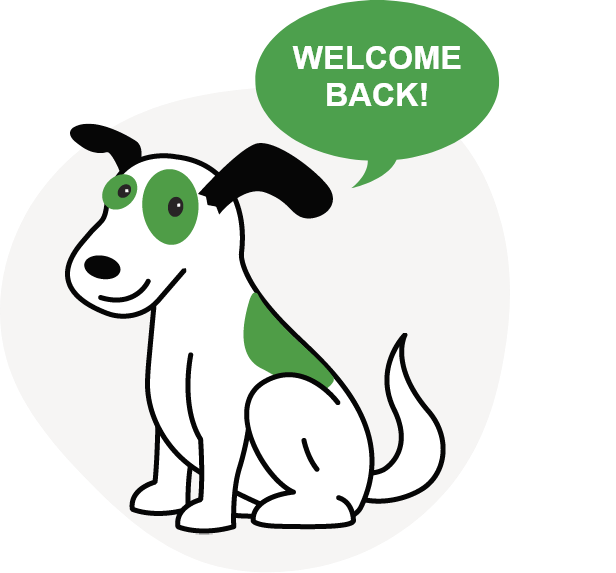 Spot barking welcome back!