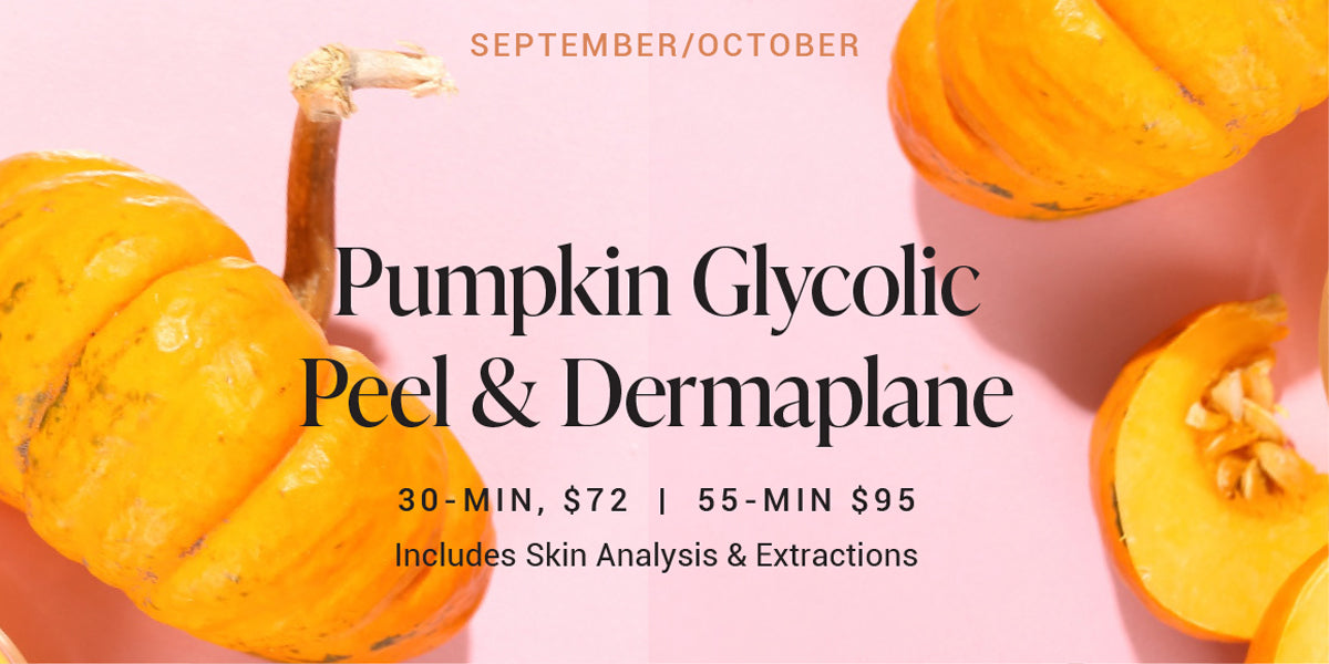 Facial Treatment - Light Glycolic Pumpkin Peel Fall Facial with Dermaplane