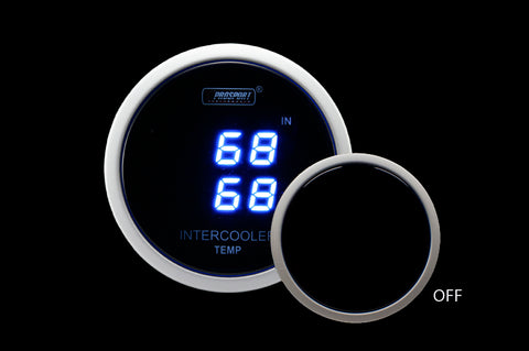 Prosport Digital Red and Blue EVO series electrical Oil Tempature gauge  Celcius-Metric – Prosport Gauges