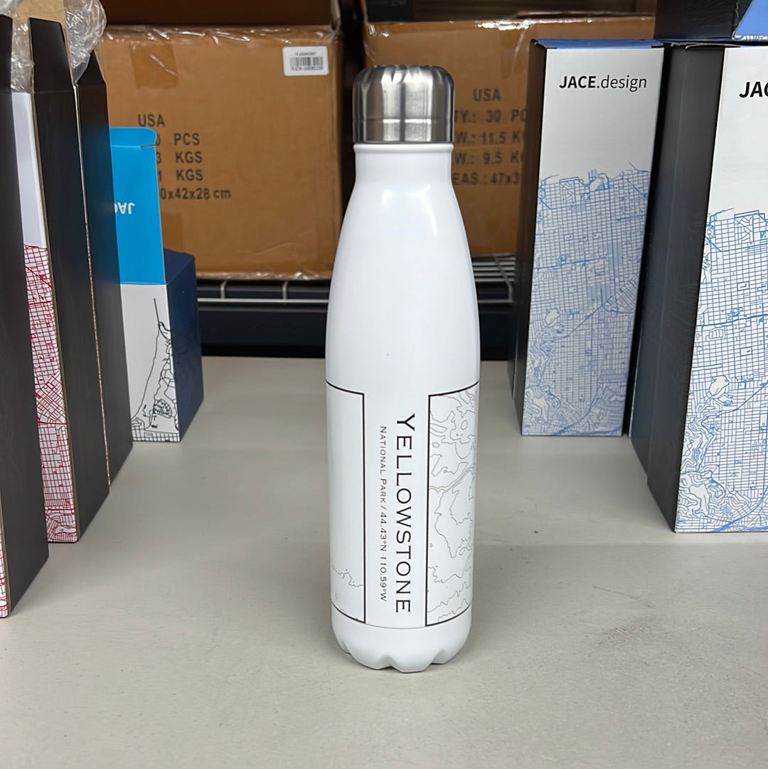 Yellowstone NPS 17oz Cola Bottle in White