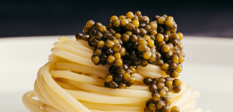 Upgrade a simple spaghetti dish with fine caviar from The Caviar House. A delicious caviar dish for pasta lovers. 