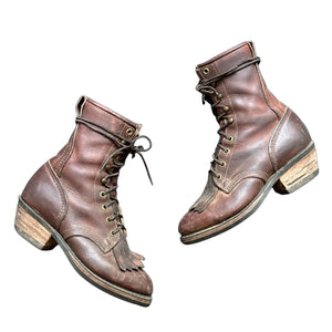 men's lace up packer boots