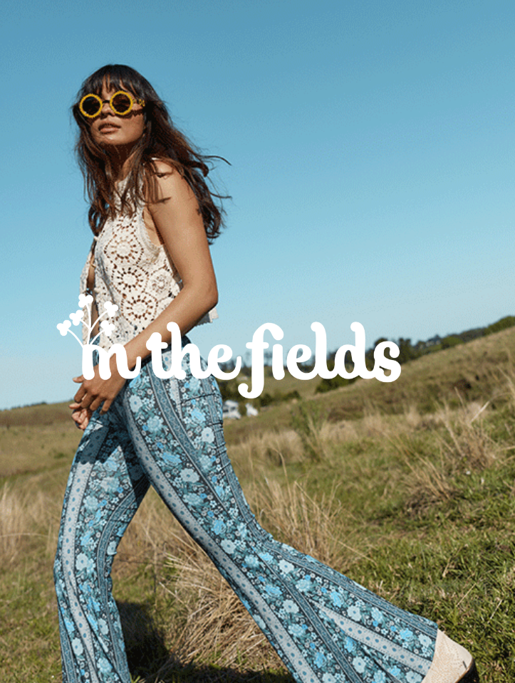 Stylish Green Floral Flare Pants for a Boho-Chic Look