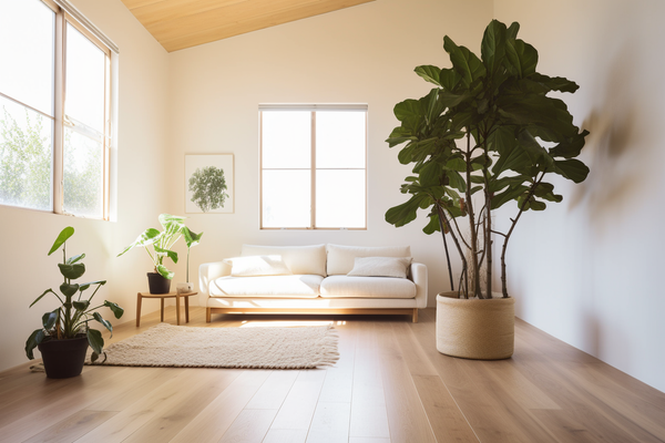 indoor plants living room