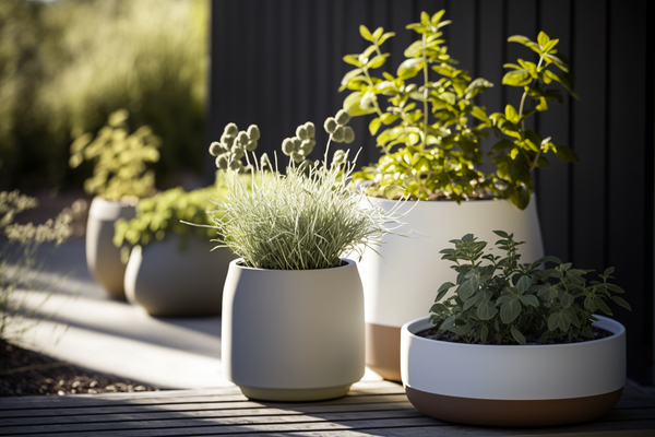 companion planting, planters outdoor